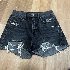 american eagle denim shorts